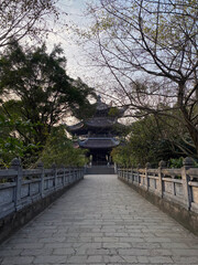 japanese temple in the park