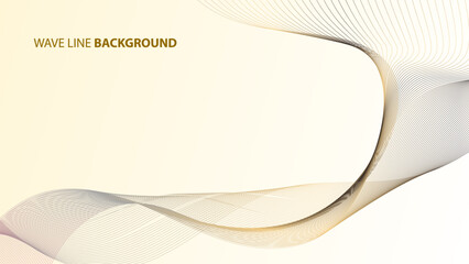 Wave Line Background