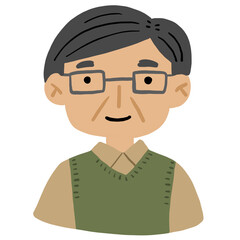 cartoon of a father parent's day