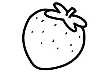 いちごの手書きイラスト