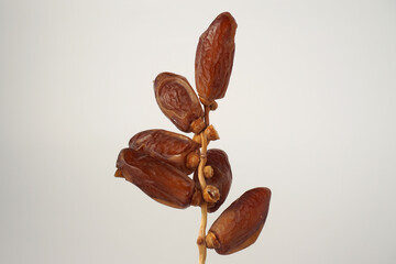 a bunch of dates on a white background isolated
