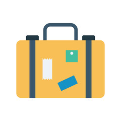 Luggage vector icon symbol design