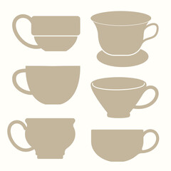 set of cups