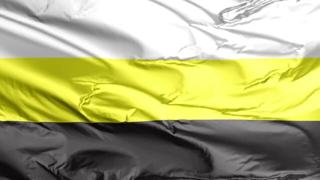 animate one of malaysia states flag waving called perak