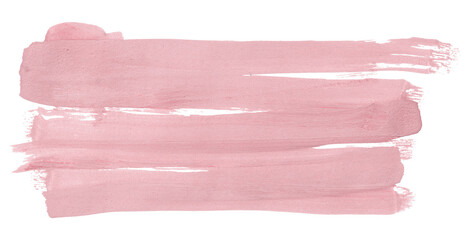 pink brush isolated on transparent background pink watercolor,png.