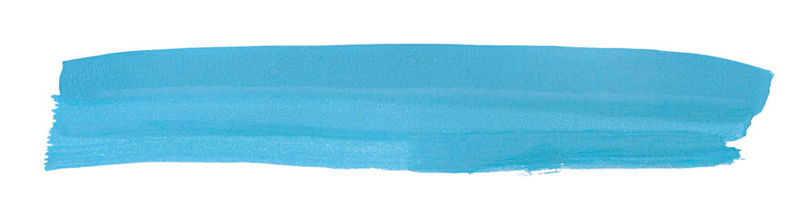 light blue brush isolated on transparent background light blue watercolor,png
