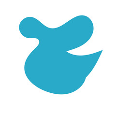 Blue Abstract Blob Shapes