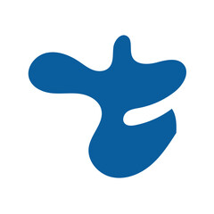 Blue Abstract Blob Shapes