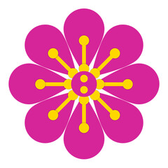 Magenta Flower