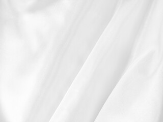 Obraz premium white silk fabrik background with copy space for inscription,satin backdrop