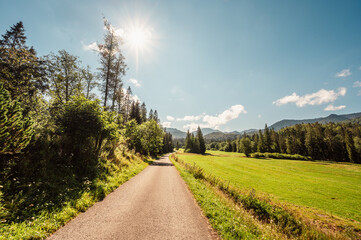 Mountain landscape in mountains, Juranova dolina - valley in The Western Tatras national park. Slovakia, oravice, Orava region. © Zedspider
