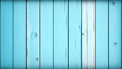 Obraz premium Blue wood texture background created with generative AI