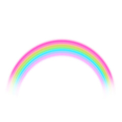 Abstract rainbow transparency. PNG