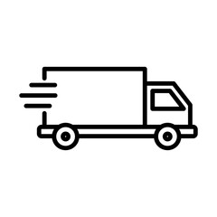 Delivery Icon Logo Design Vector Template Illustration Sign And Symbol Pixels Perfect