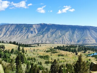 valley in yellowstone