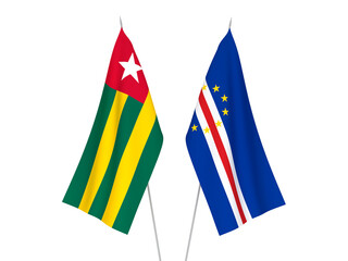 Togolese Republic and Republic of Cabo Verde flags