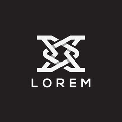 Bold letter X Logo