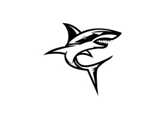 sharks logo for a club or sport team