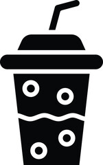 Plastic cup Vector Icon Design Illustration