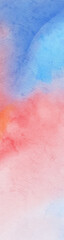 Abstract blue red watercolor paint background. Vector illustration
