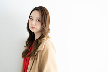爽やかな若い女性