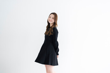 爽やかな若い女性