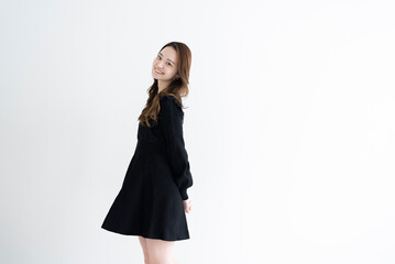 爽やかな若い女性