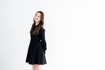爽やかな若い女性