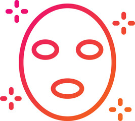 Face mask Vector Icon Design Illustration
