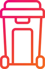 Recycle bin Vector Icon Design Illustration