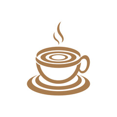 Coffee cup Logo Template vector icon illustration  design
