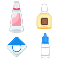 目薬のイラスト