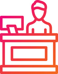 Employee Vector Icon Design Illustration