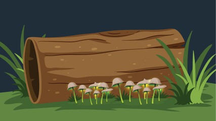 Timber in the fotrest