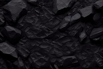 Dark rock texture background. Gray rock slate background.