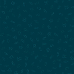 Fish Seamless Pattern Background. Vector illustration backdrop.