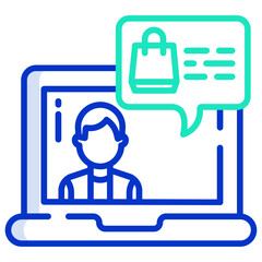 Fototapeta premium Online Support icon