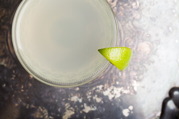 Daiquiri cocktail refreshing rum, lime and simple syrup drink