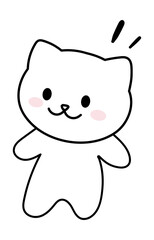 Cute doodle element vector