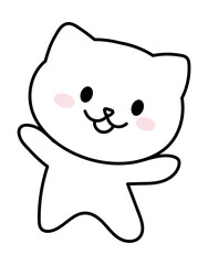 Cute doodle element vector