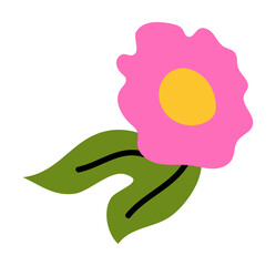 Flower doodle vector