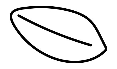 Leaf doodle vector