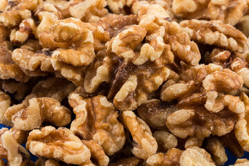 Walnut nut closeup