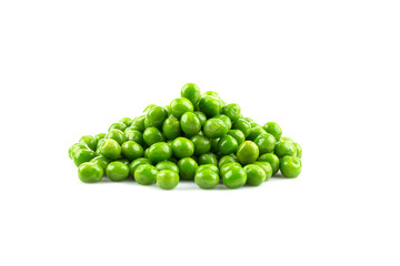 Pile of green wet pea