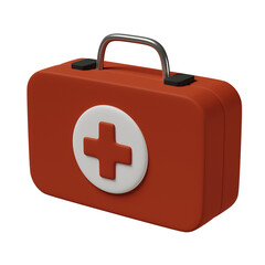 First aid kit 3d illustration