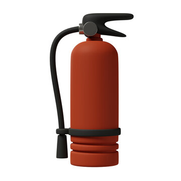 Fire extinguisher 3d illustration