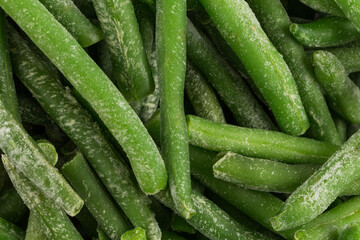 Frozen cut green beans vegetable