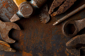 Old rusty tools