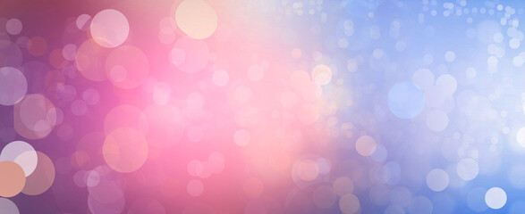 Obraz premium Abstract bokeh background blue and red