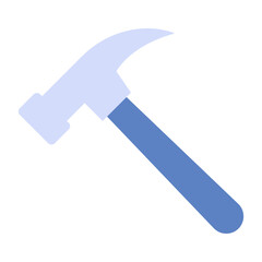 Hammer Flat Multicolor Icon
